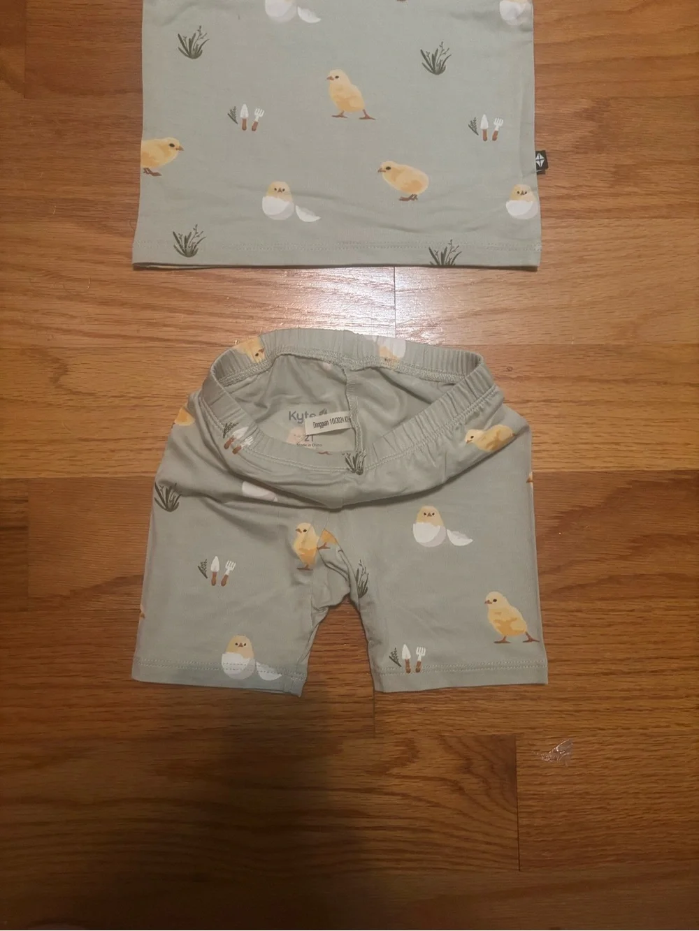 NWOT Kyte Baby Aloe Chick Short Sleeve Pajama Set! So soft and cute!!